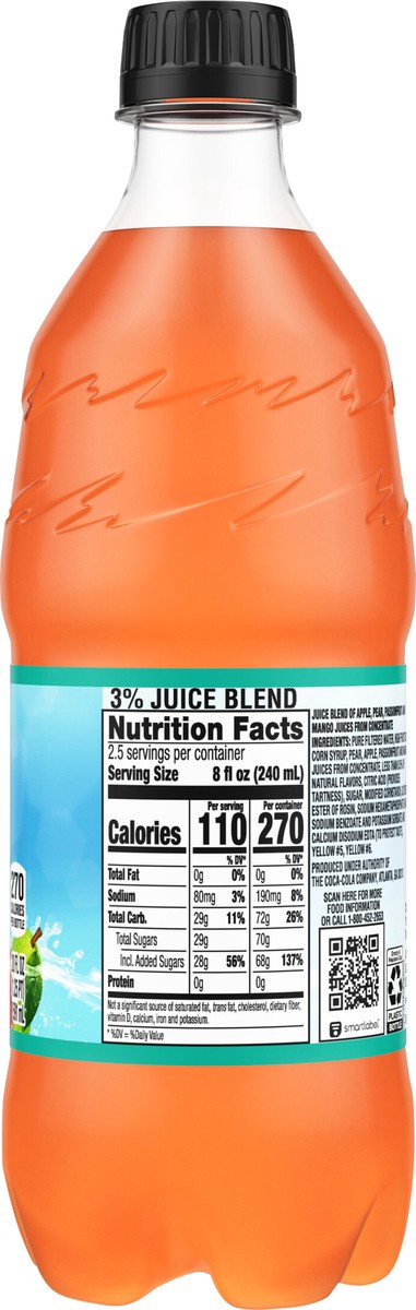 slide 6 of 7, Minute Maid Tropical Punch Bottle, 20 fl oz, 20 fl oz