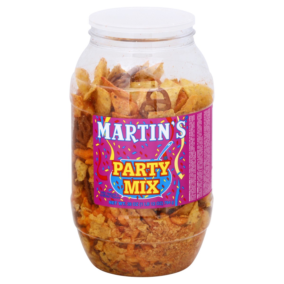 slide 4 of 13, Martin's Party Mix, 28 oz