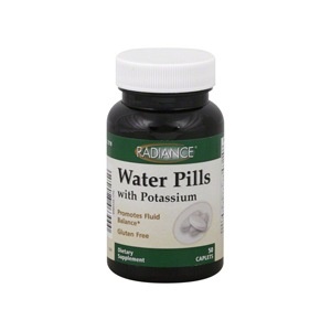 slide 1 of 1, Radiance Water Pills With Potassium Caplets, 50 ct