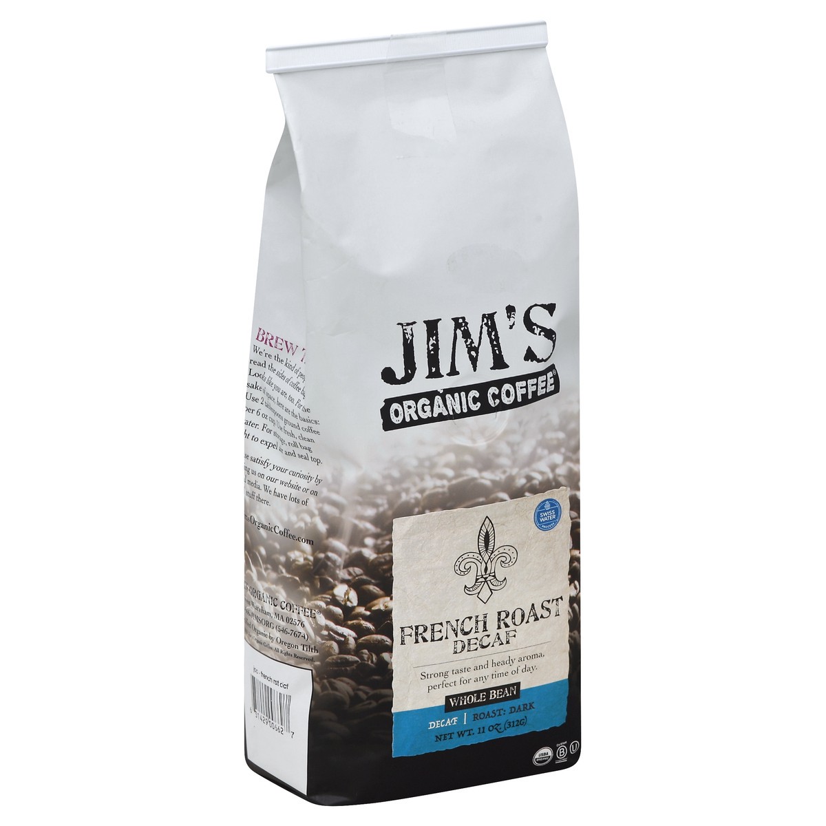 slide 5 of 5, Jim's Organic Coffee Coffee - 11 oz, 12 oz