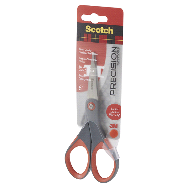 slide 8 of 29, Scotch Precision Scissors, 6 in