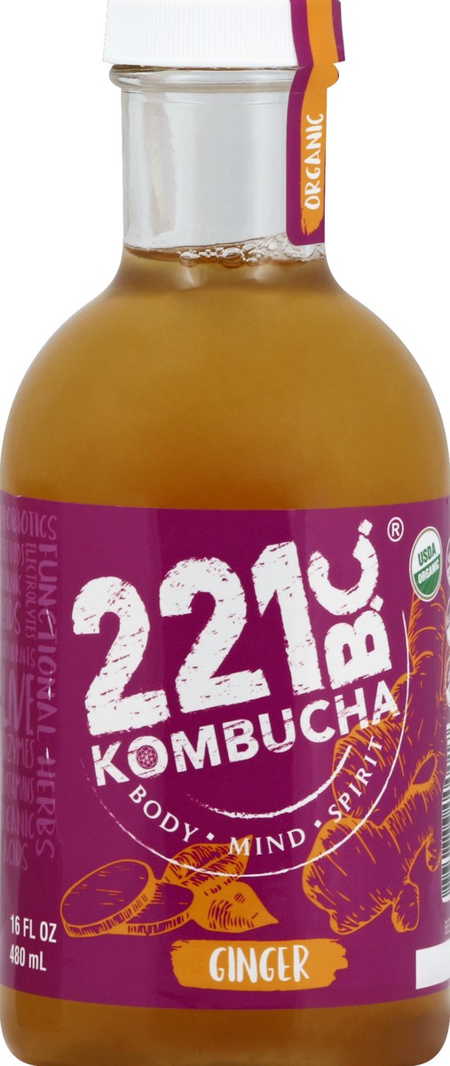 slide 1 of 5, Kombucha 221 B.C. Kombucha - 16 oz, 16 oz