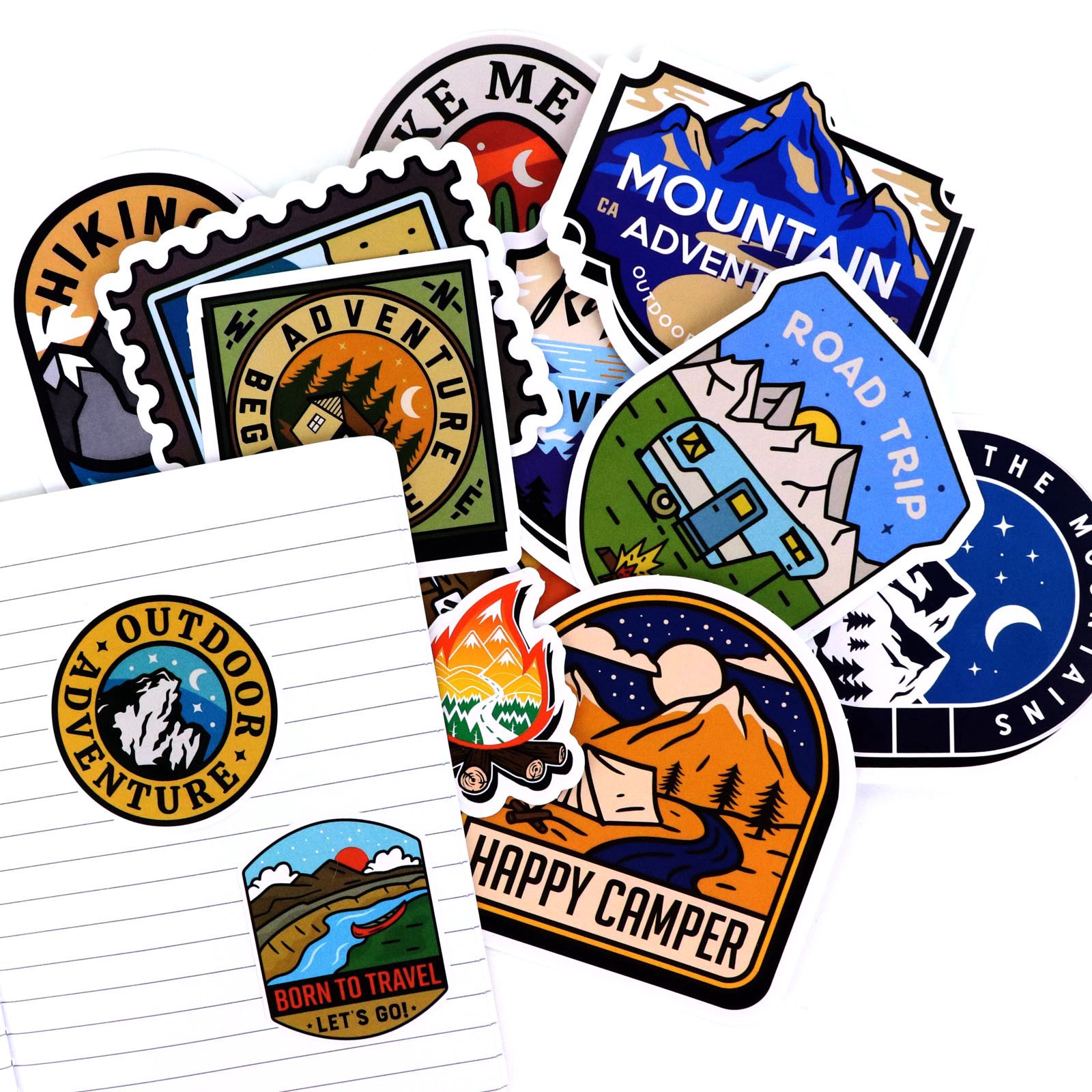 slide 2 of 4, Vinyl Diecut Adventure Sticker Set By Recollections, 1 ct