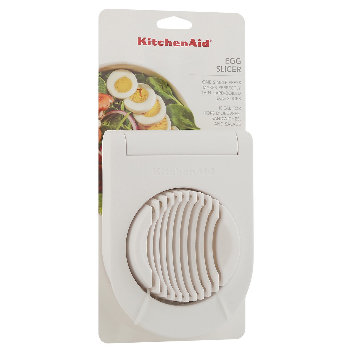 slide 5 of 9, KitchenAid Kitchen Aid Classic Egg Slicer, White, 1 ct