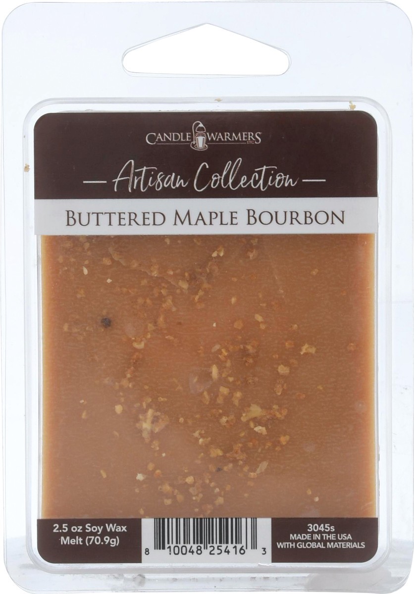 slide 4 of 9, Candle Warmers Artisan Collection Buttered Maple Bourbon Soy Wax Melt 2.5 oz, 2.50 oz