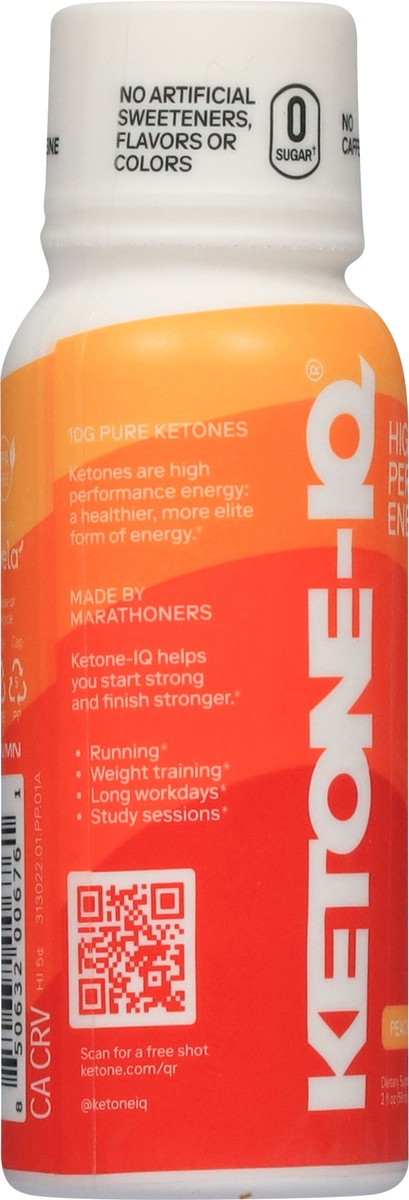 slide 13 of 13, Ketone-IQ Peach Flavor Energy Shot 2 fl oz, 2 fl oz
