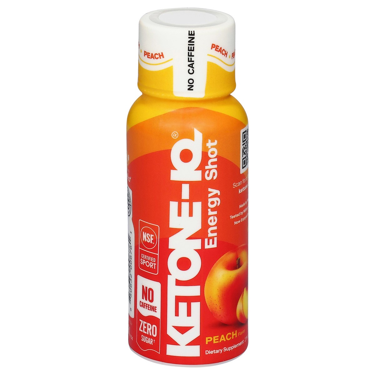 slide 1 of 13, Ketone-IQ Peach Flavor Energy Shot 2 fl oz, 2 fl oz