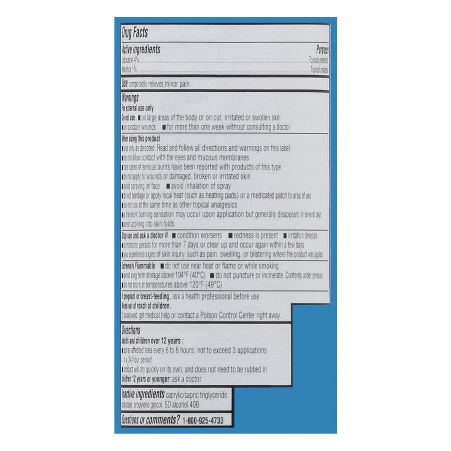 slide 4 of 5, Walgreens Cool 'n Heat Dry Spray + Lidocaine, 4 oz