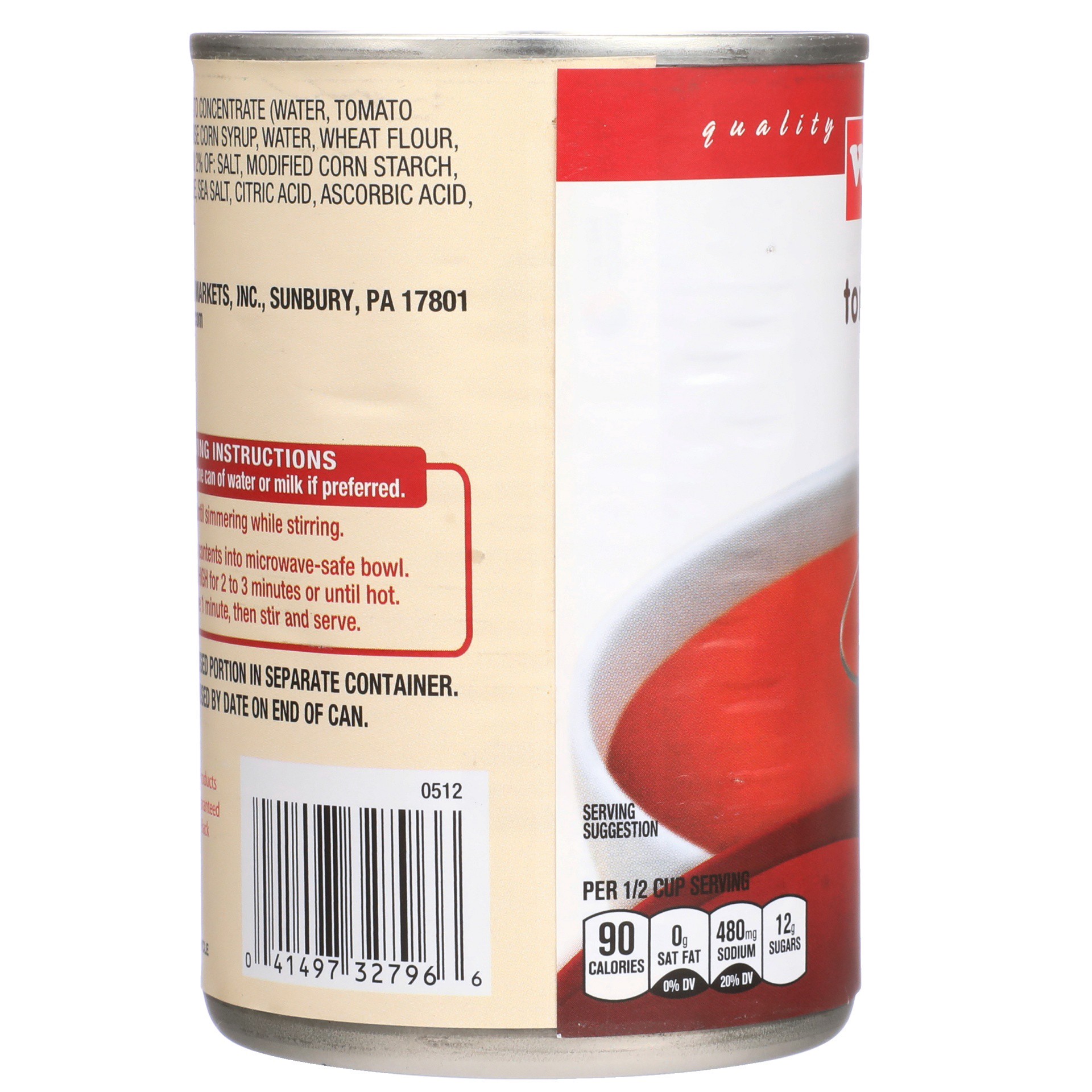 slide 3 of 6, Weis Quality Tomato Condensed Soup, 10.75 oz