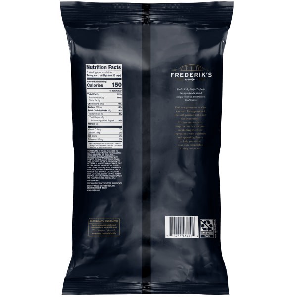 slide 5 of 5, FREDERIKS BY MEIJER Frederik's by Meijer Cheddar & Sour Cream Kettle Chips, 8 oz