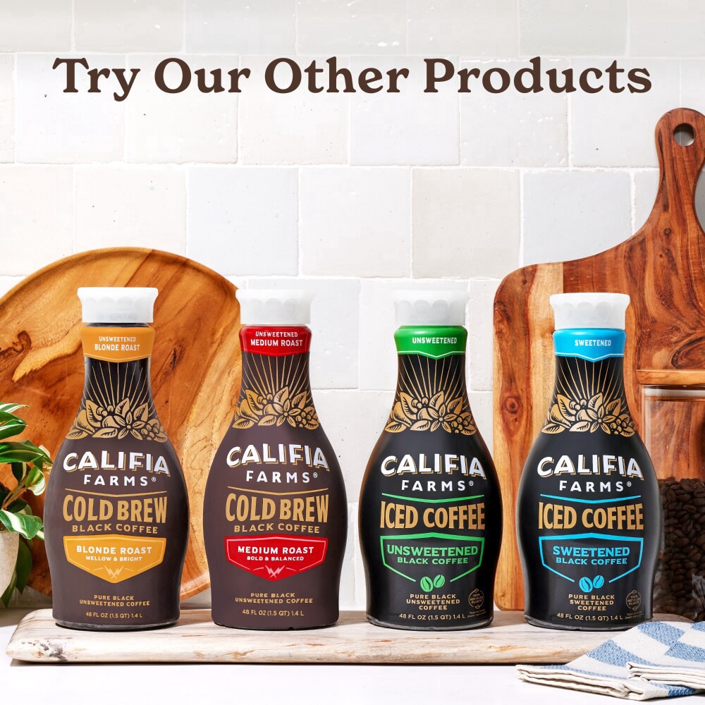slide 2 of 5, Califia Farms Sweetened Iced Coffee - 48 fl oz, 48 fl oz