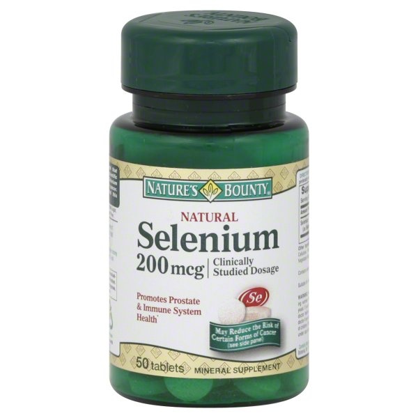 slide 1 of 1, Nature's Bounty Selenium 200Mcg, 50 ct