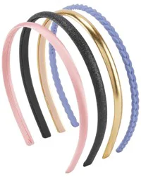 Oshkosh 4-Pack Headbands Pink, Gold, Blue OSZ