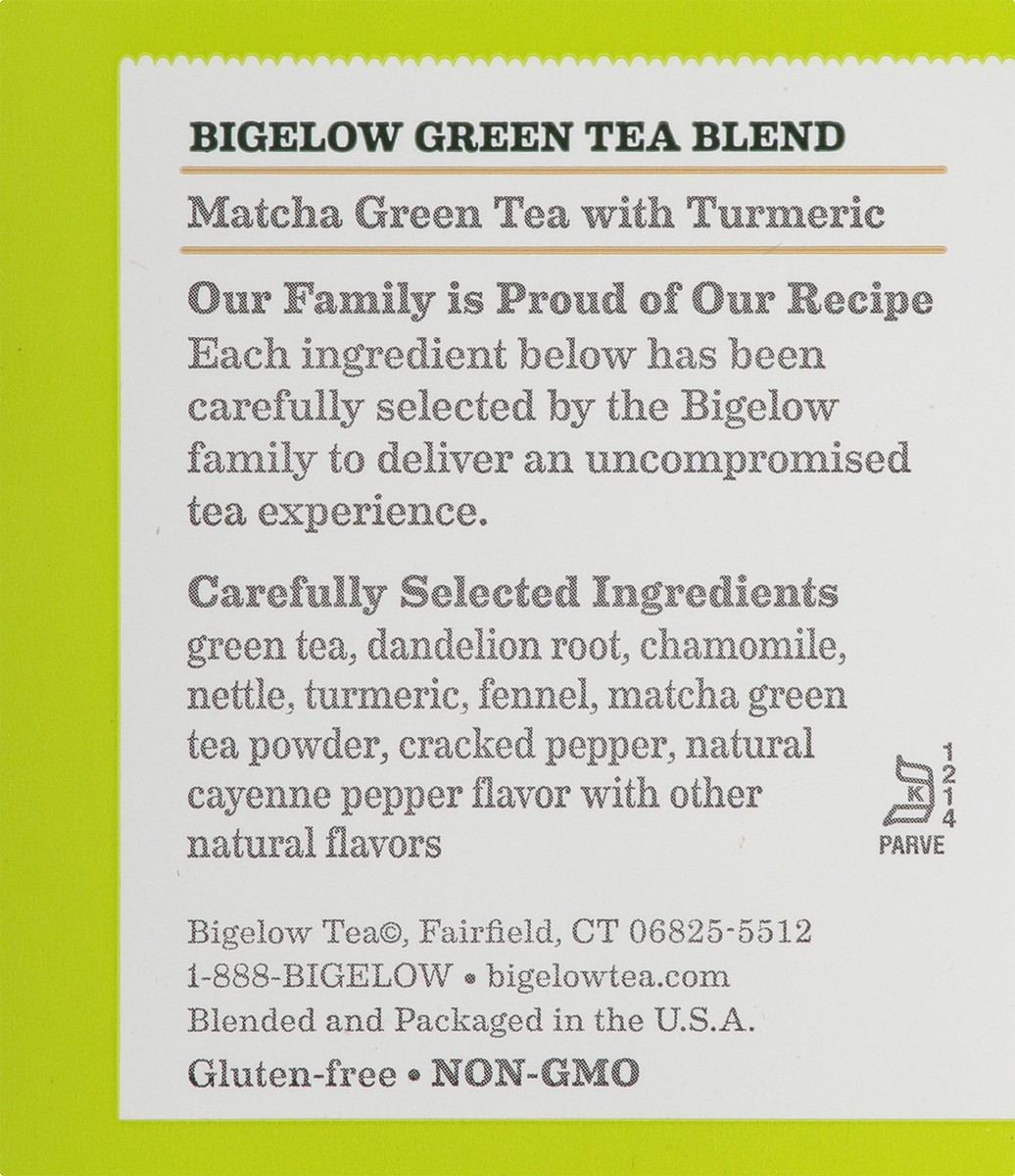 slide 8 of 9, Bigelow Matcha Green Turmeric Tea, 0.82 oz