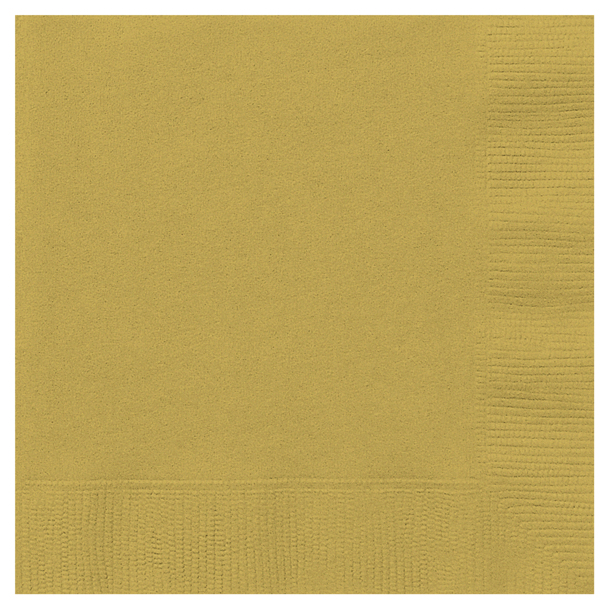 slide 1 of 1, Unique Industries Gold Lunch Napkin Value Pack, 50 ct