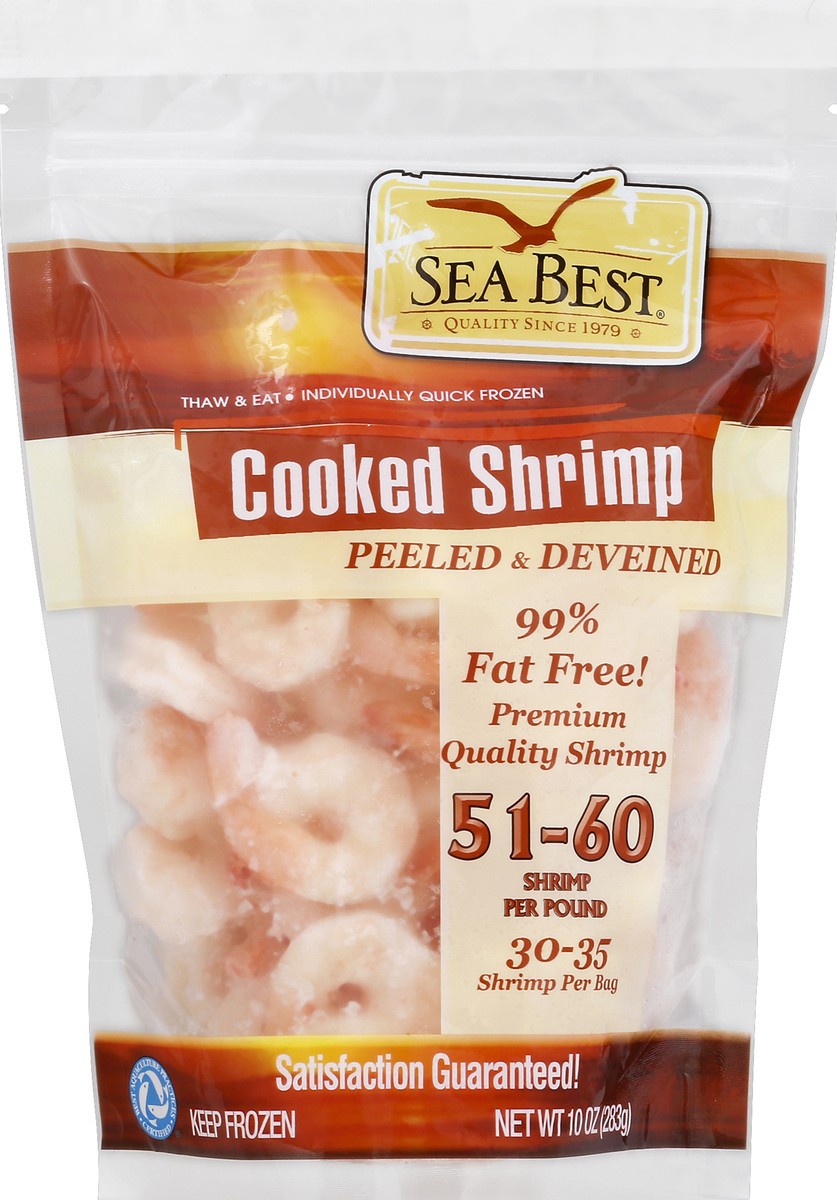 slide 2 of 2, Sea Best Shrimp, Cooked, 10 oz