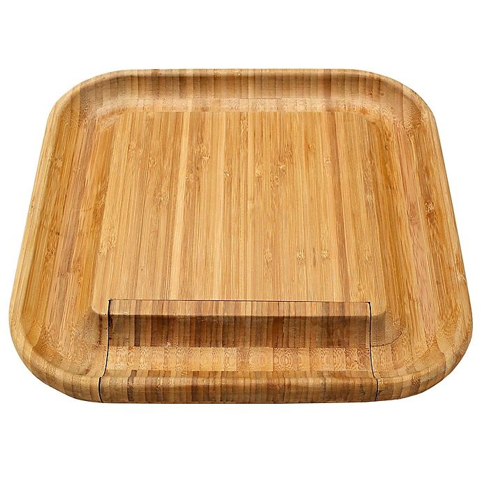 slide 2 of 9, Picnic At AscotMalvern Bamboo Cheese Board Set, 1 ct