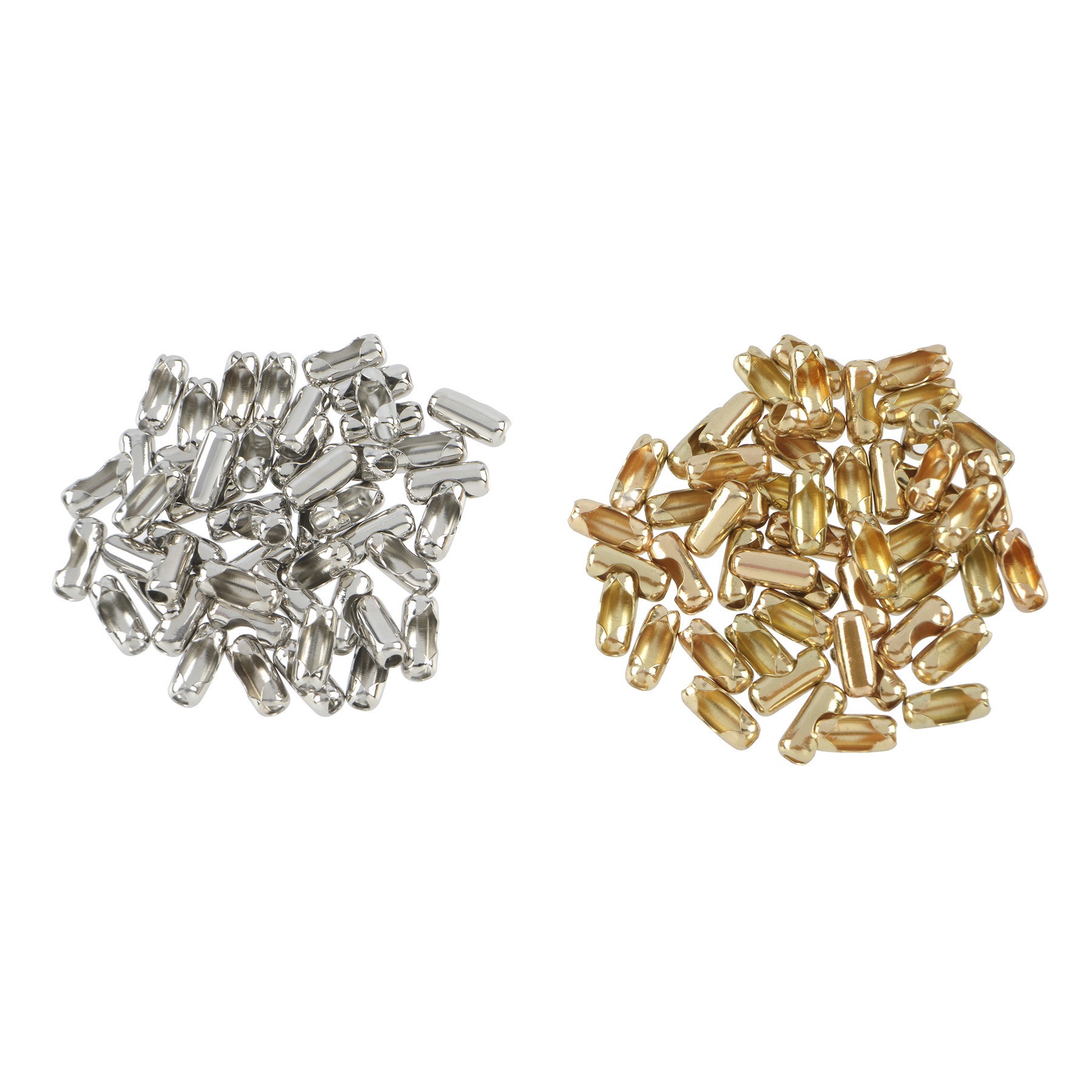 slide 2 of 2, Gold & Rhodium Ball Chain Connectors By Bead Landing, 6 mm