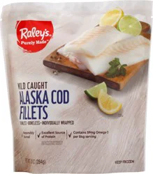 Raley's Purely Made Alaskan Cod Fillets 10 oz