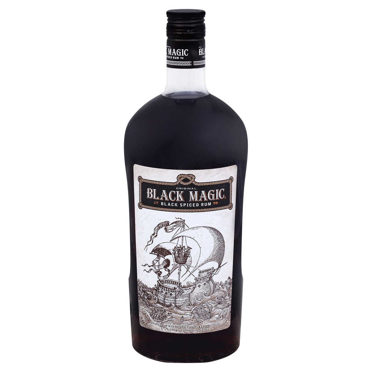 slide 2 of 3, Black Magic Rum 1.75 lt, 1.75 liter
