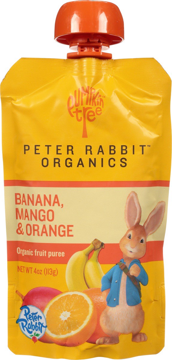 slide 6 of 9, Peter Rabbit Organics Organic Mango Banana And Orange Fruit Snack, 4 oz