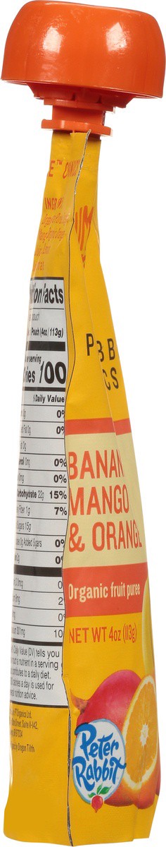 slide 9 of 9, Peter Rabbit Organics Organic Mango Banana And Orange Fruit Snack, 4 oz
