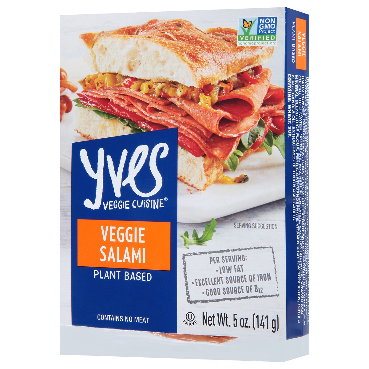 slide 8 of 12, Yves Veggie Cuisine Yves Veg Slices Salami, 1 ct