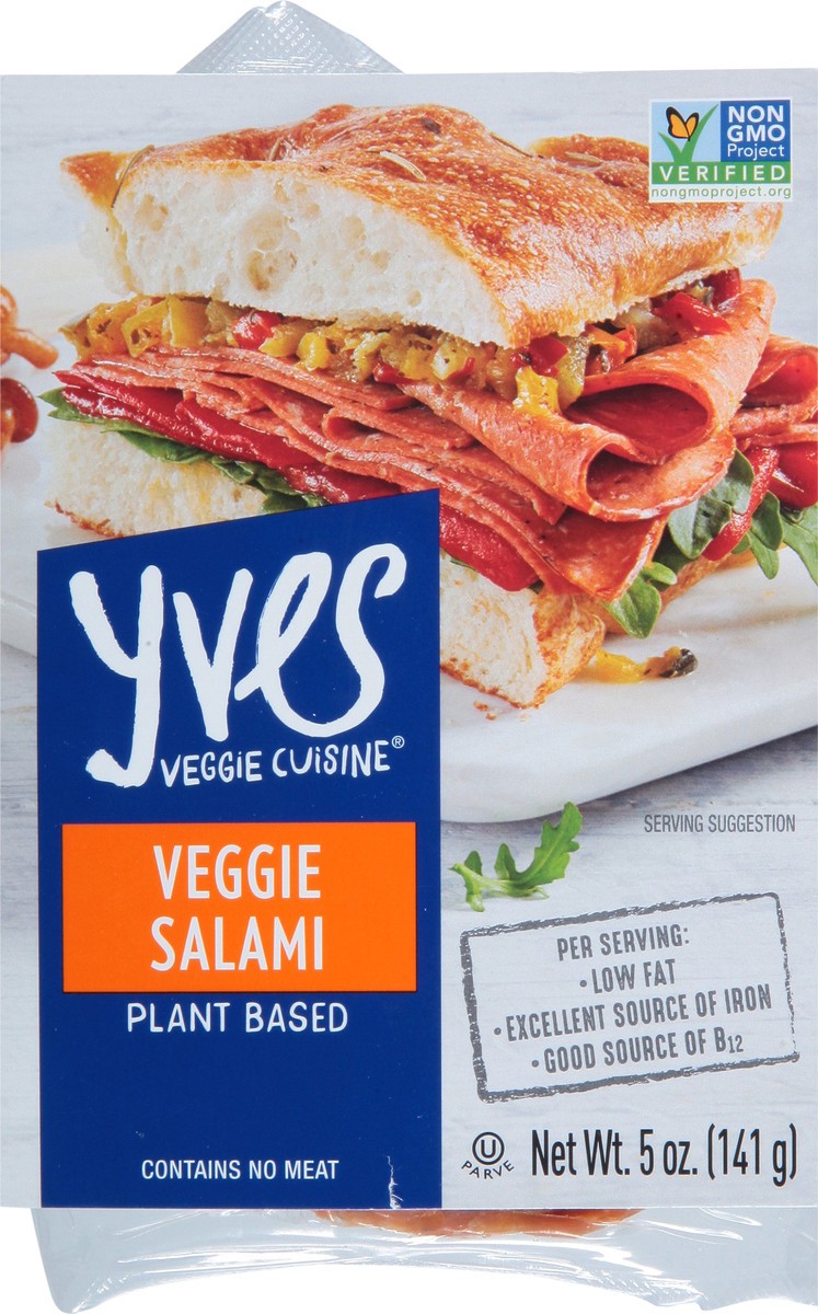 slide 10 of 12, Yves Veggie Cuisine Yves Veg Slices Salami, 1 ct