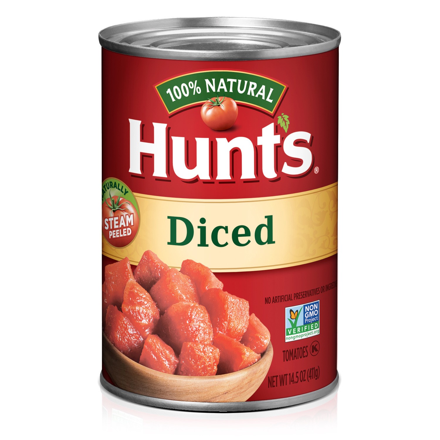 slide 1 of 5, Hunt's Diced Tomatoes, 14.5 oz, 14.5 oz
