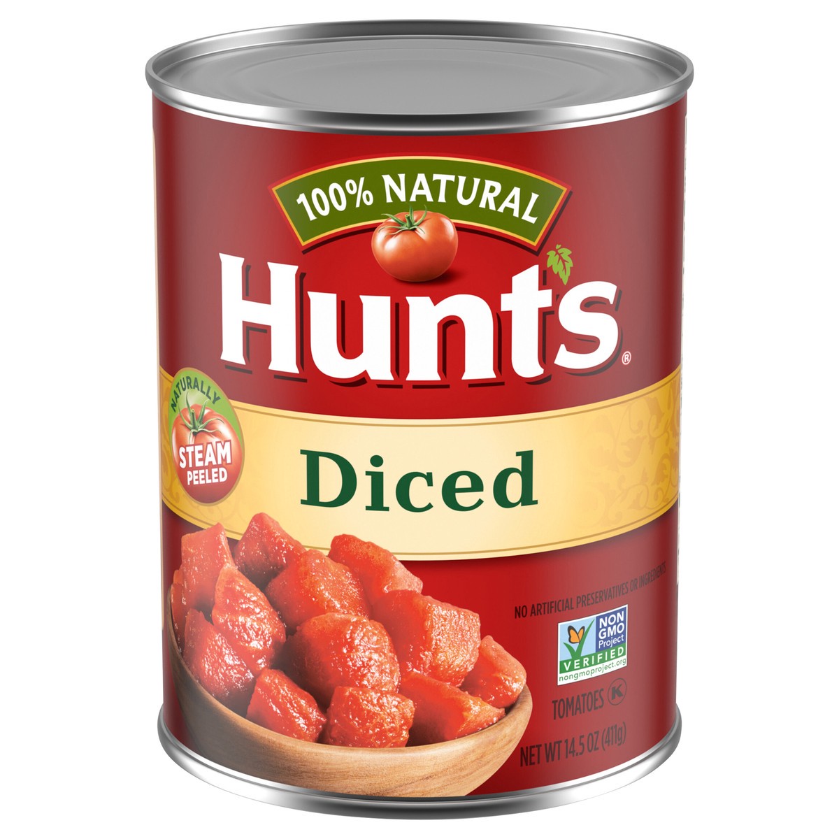 slide 1 of 5, Hunt's Diced Tomatoes, 14.5 oz, 14.5 oz