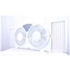 slide 15 of 29, Polar Wind Digital Twin Window Fan, 9 in, 9 in