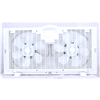 slide 21 of 29, Polar Wind Digital Twin Window Fan, 9 in, 9 in