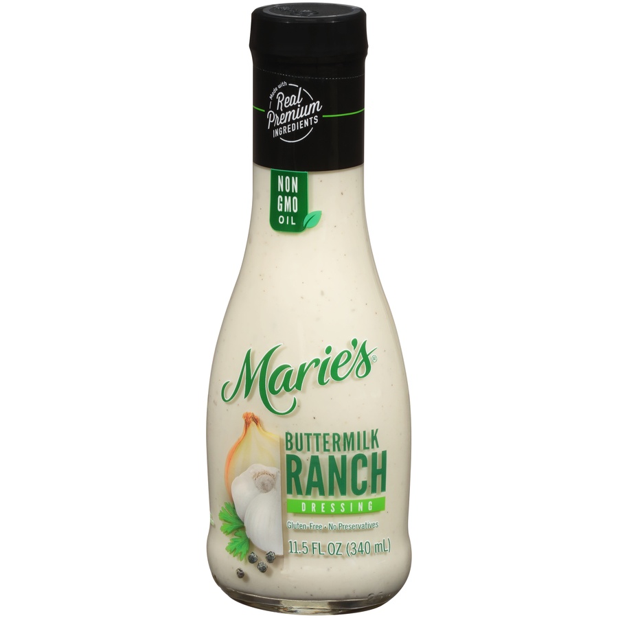 slide 3 of 8, Marie's Buttermilk Ranch Dressing Bottle, 11.5 oz