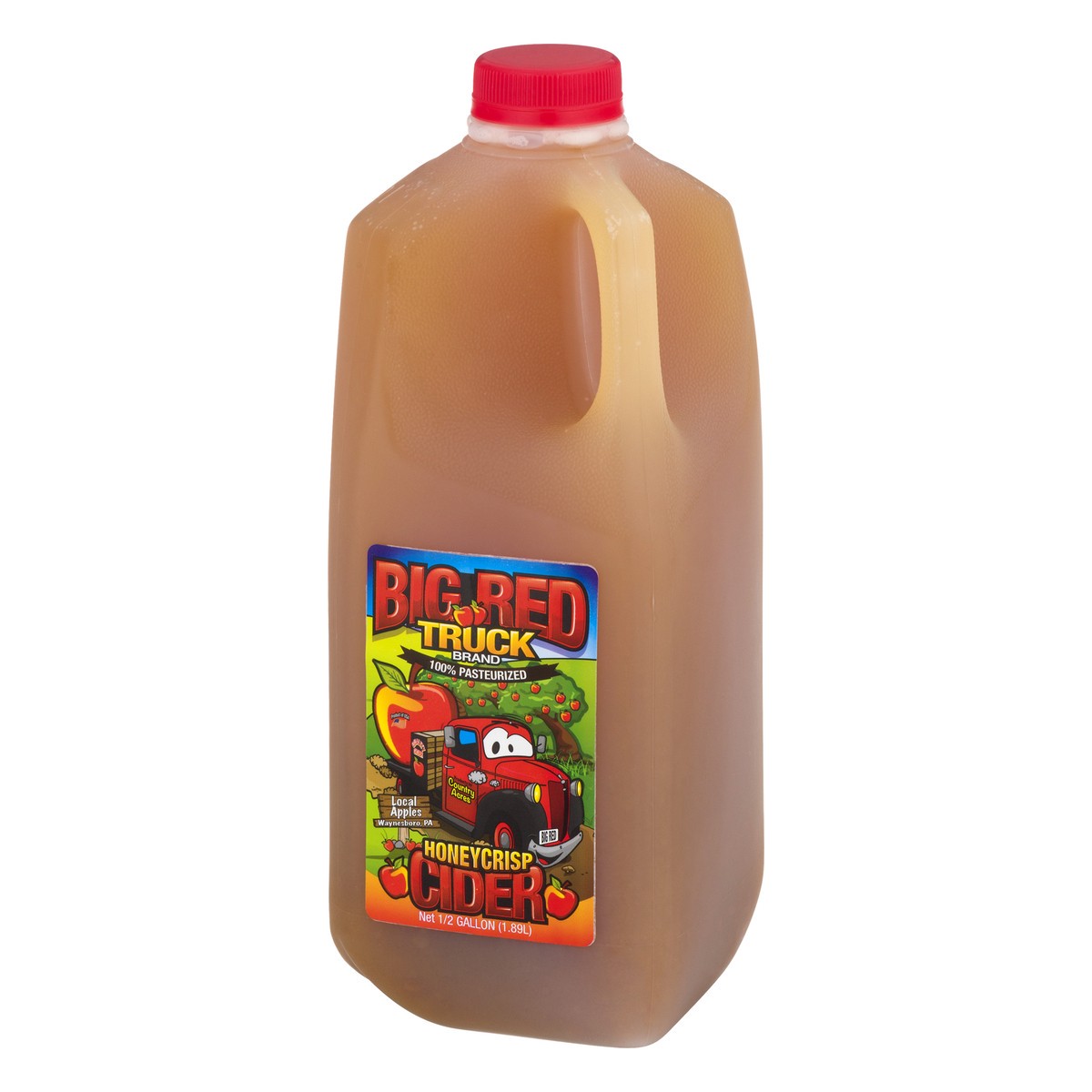 slide 4 of 10, Big Red Truck Honeycrisp Apple Cider - 1/2 gal, 1/2 gal