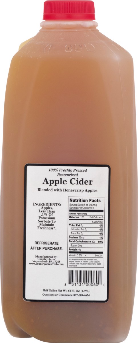 slide 2 of 10, Big Red Truck Honeycrisp Apple Cider - 1/2 gal, 1/2 gal