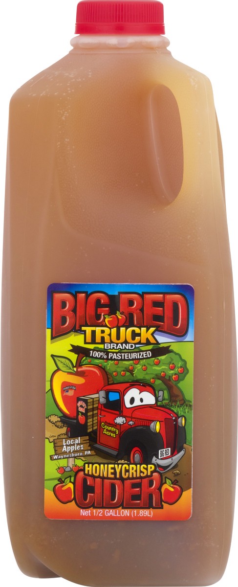 slide 1 of 10, Big Red Truck Honeycrisp Apple Cider - 1/2 gal, 1/2 gal