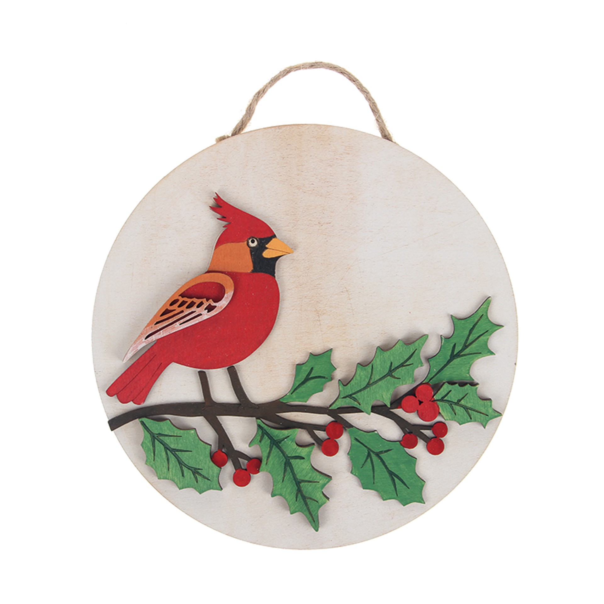 slide 2 of 4, 6" Cardinal Plaque Diy Wood Decor Kit By Make Market, 6 in x 6 in