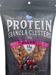 Kroger Mixed Berry Protein Granola Clusters - 11 oz