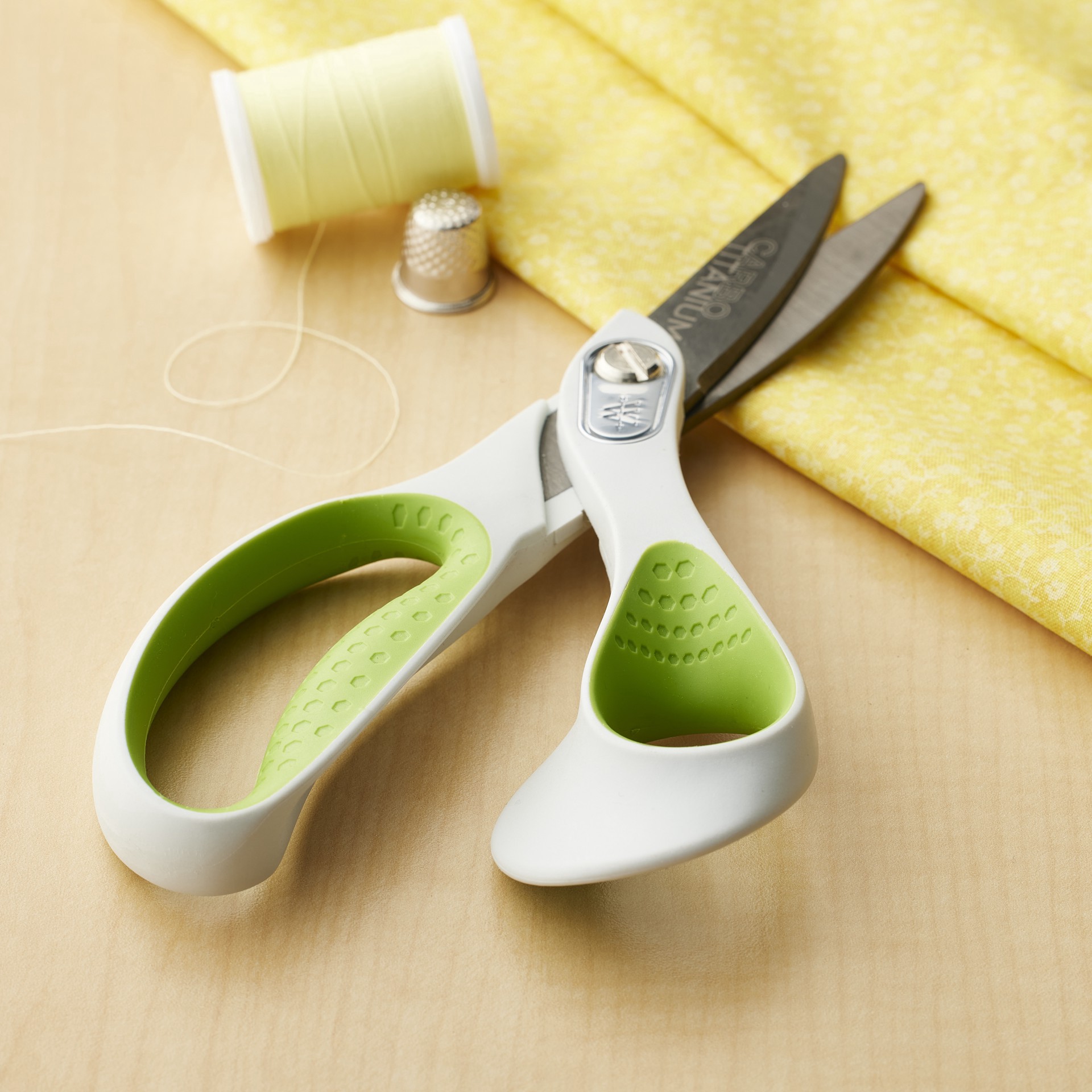 slide 3 of 7, Westcott 8" Carbo Titanium Bent Scissors, 8 in