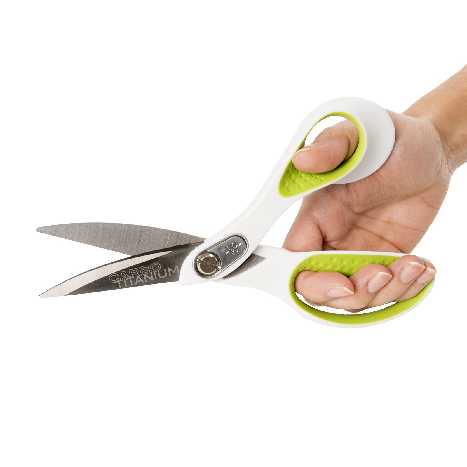 slide 4 of 7, Westcott 8" Carbo Titanium Bent Scissors, 8 in