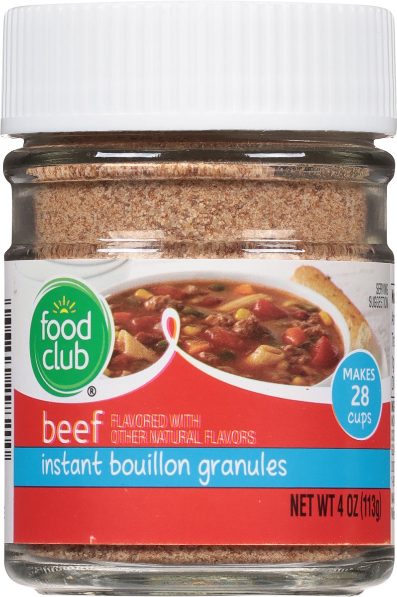 slide 8 of 15, Food Club Beef Instant Bouillon Granules 4 oz, 4 oz