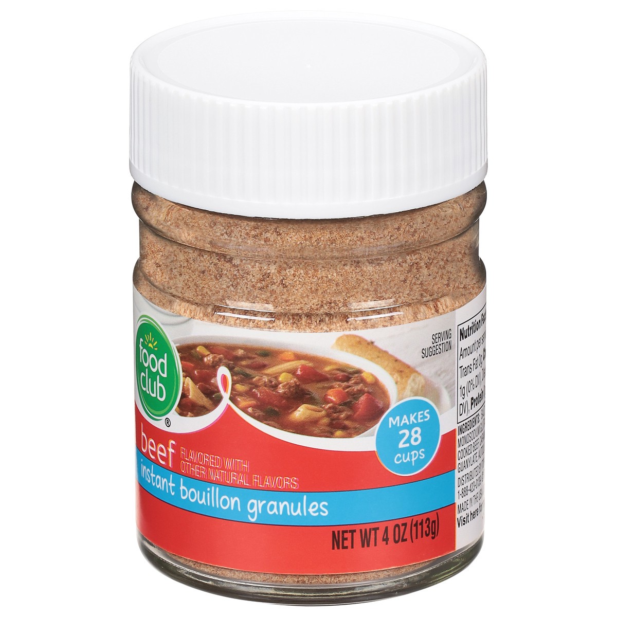 slide 6 of 15, Food Club Beef Instant Bouillon Granules 4 oz, 4 oz