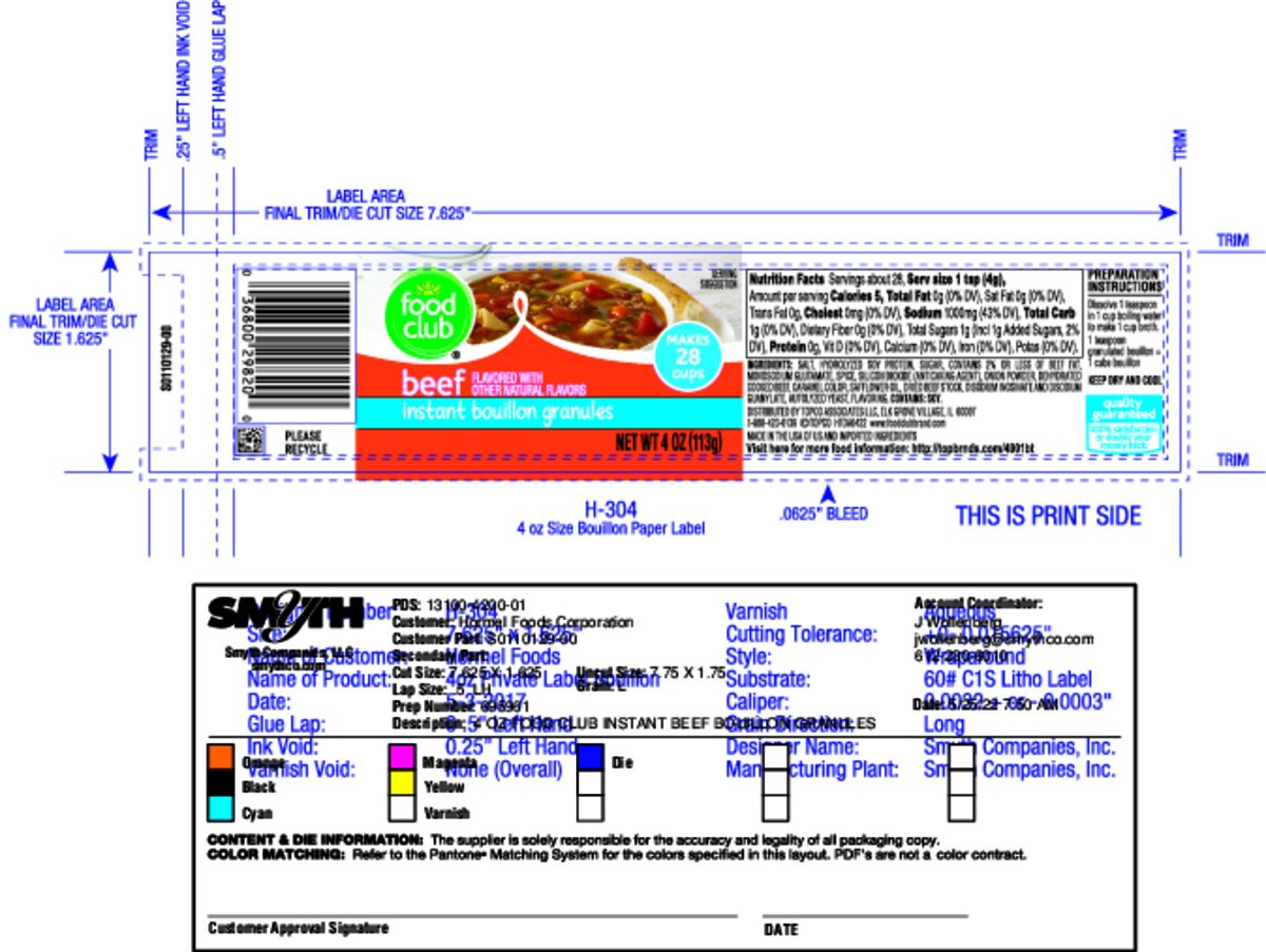 slide 2 of 15, Food Club Beef Instant Bouillon Granules 4 oz, 4 oz