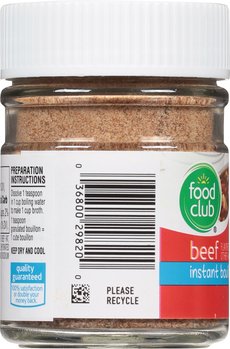 slide 10 of 15, Food Club Beef Instant Bouillon Granules 4 oz, 4 oz
