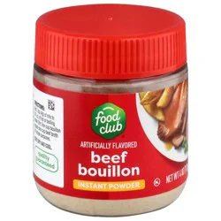 Food Club Instant Powder Beef Bouillon 4 oz