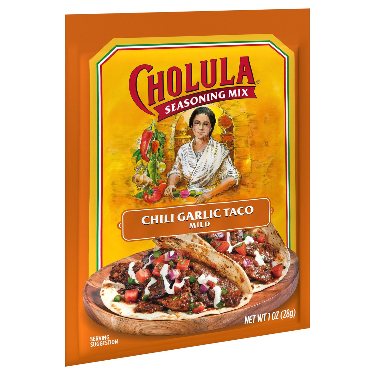 slide 7 of 9, Cholula Taco Seasoning Mix - Chili Garlic, 1 oz, 1 oz