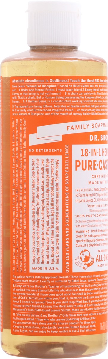 slide 6 of 11, Dr. Bronner's 18-in-1 Hemp Tea Tree Pure-Castile Soap 16 fl oz, 16 fl oz