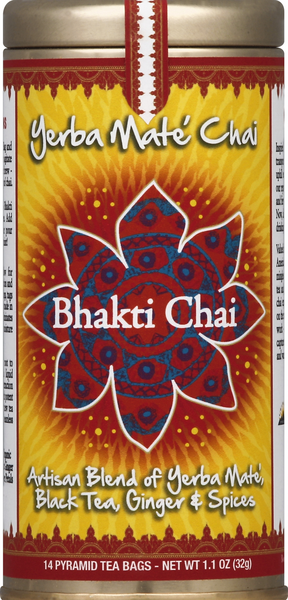 slide 1 of 1, Bhakti Tea 14 ea, 14 ct