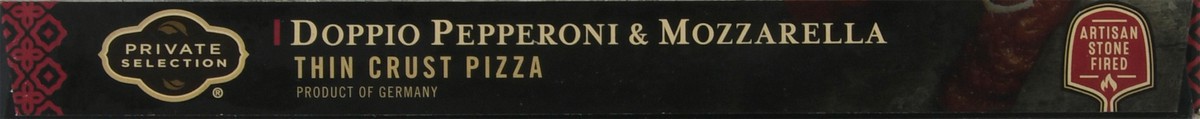 slide 8 of 11, Private Selection Doppio Pepperoni & Mozzarella Thin Crust Pizza, 19.1 oz