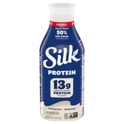 Silk Protein Complete Plant Protein Milk, Original, 48 fl oz